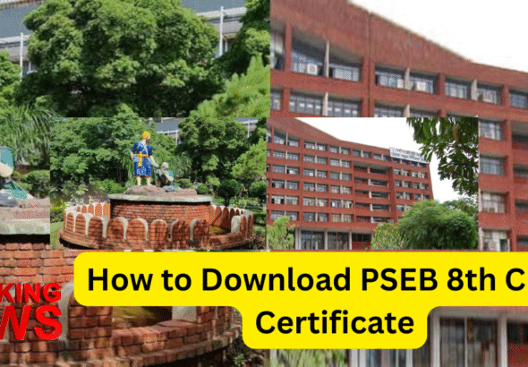How to Download PSEB 8th Class Certificate