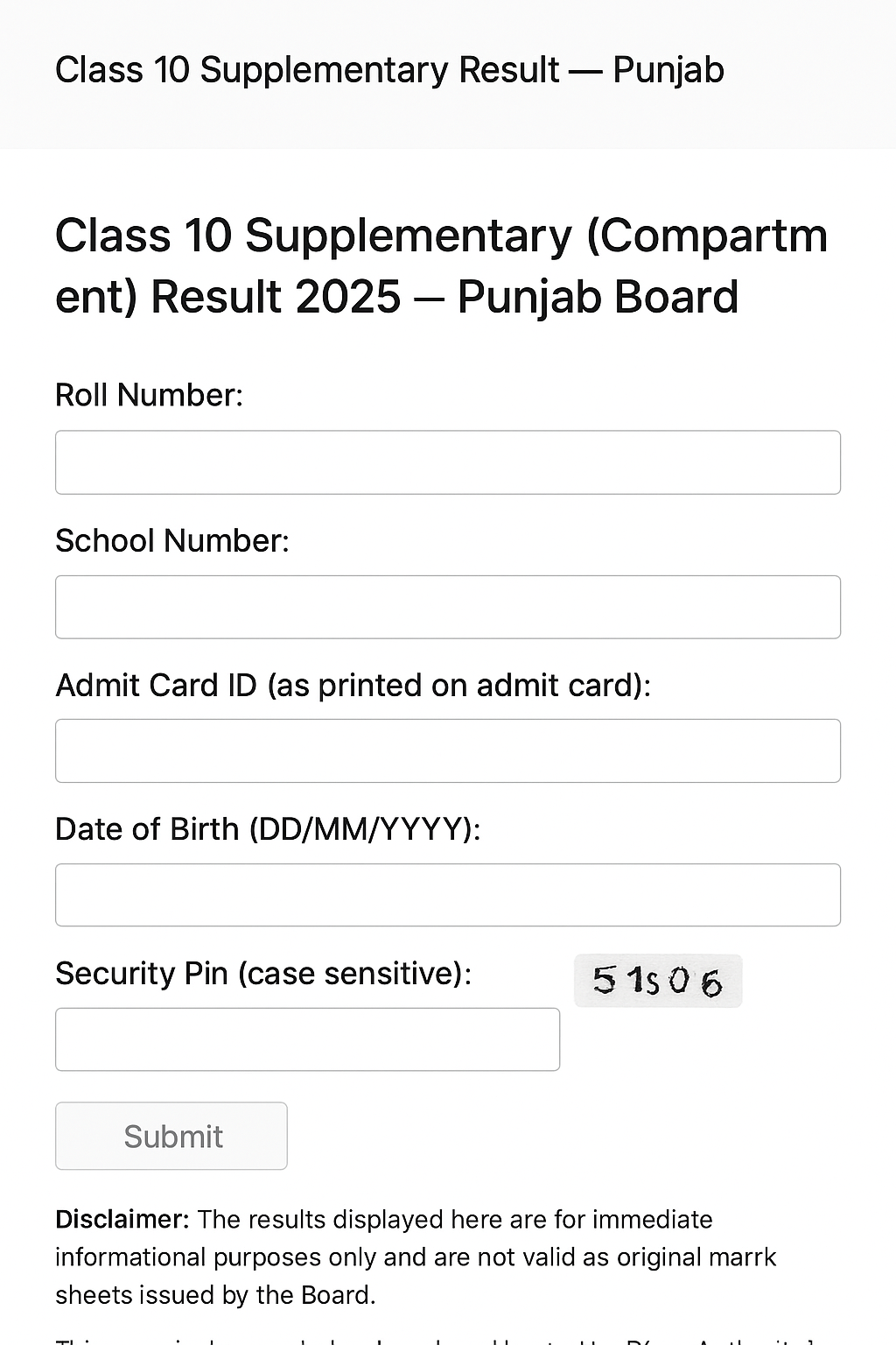 CBSE Supplementary Results